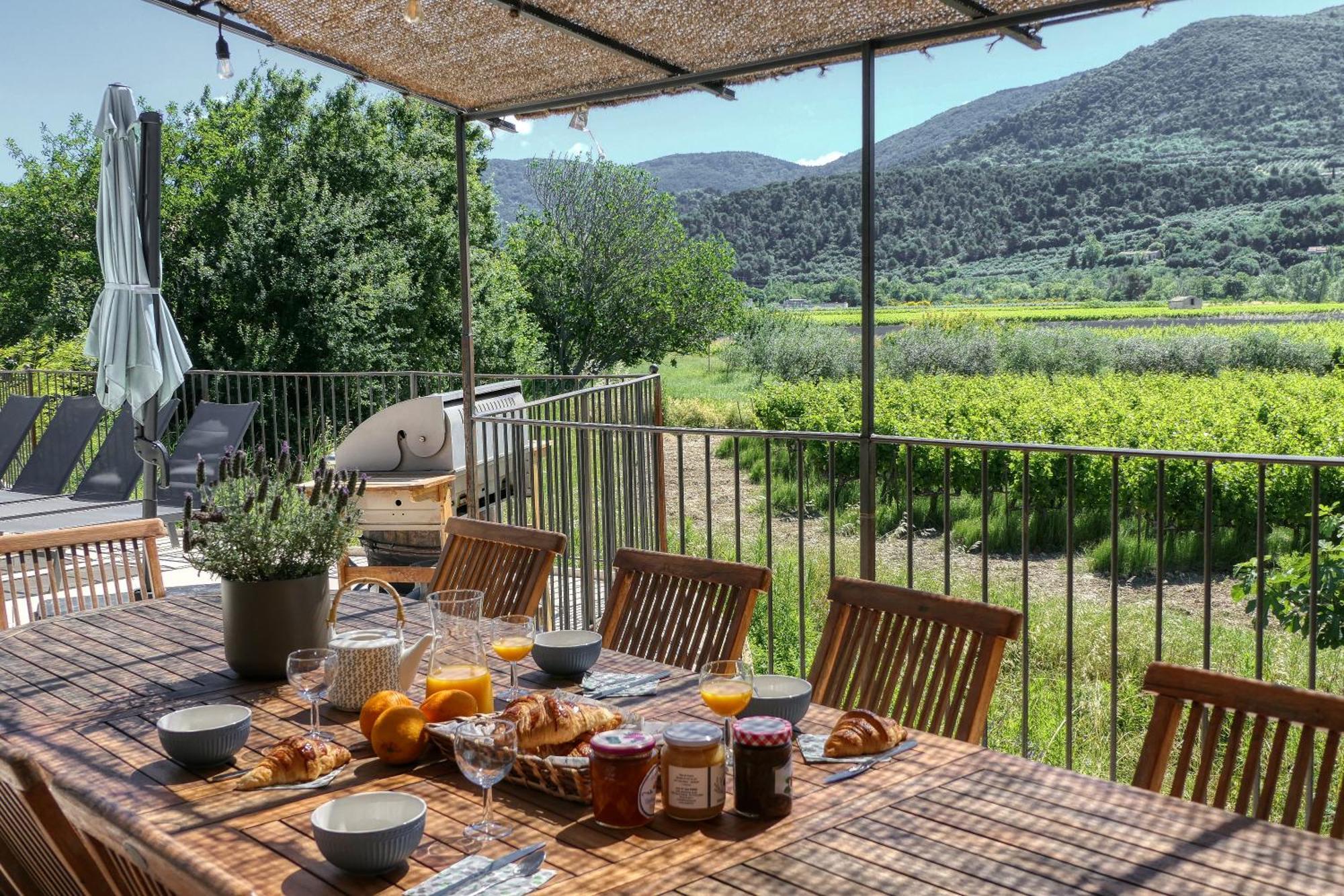 L'O De Vigne, Eden In Provence Villa Nyons Bagian luar foto