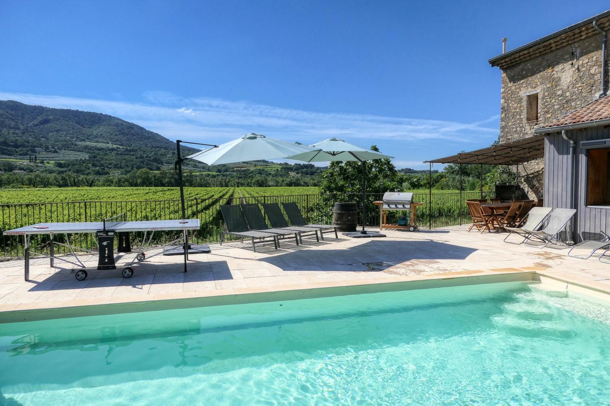 L'O De Vigne, Eden In Provence Villa Nyons Bagian luar foto