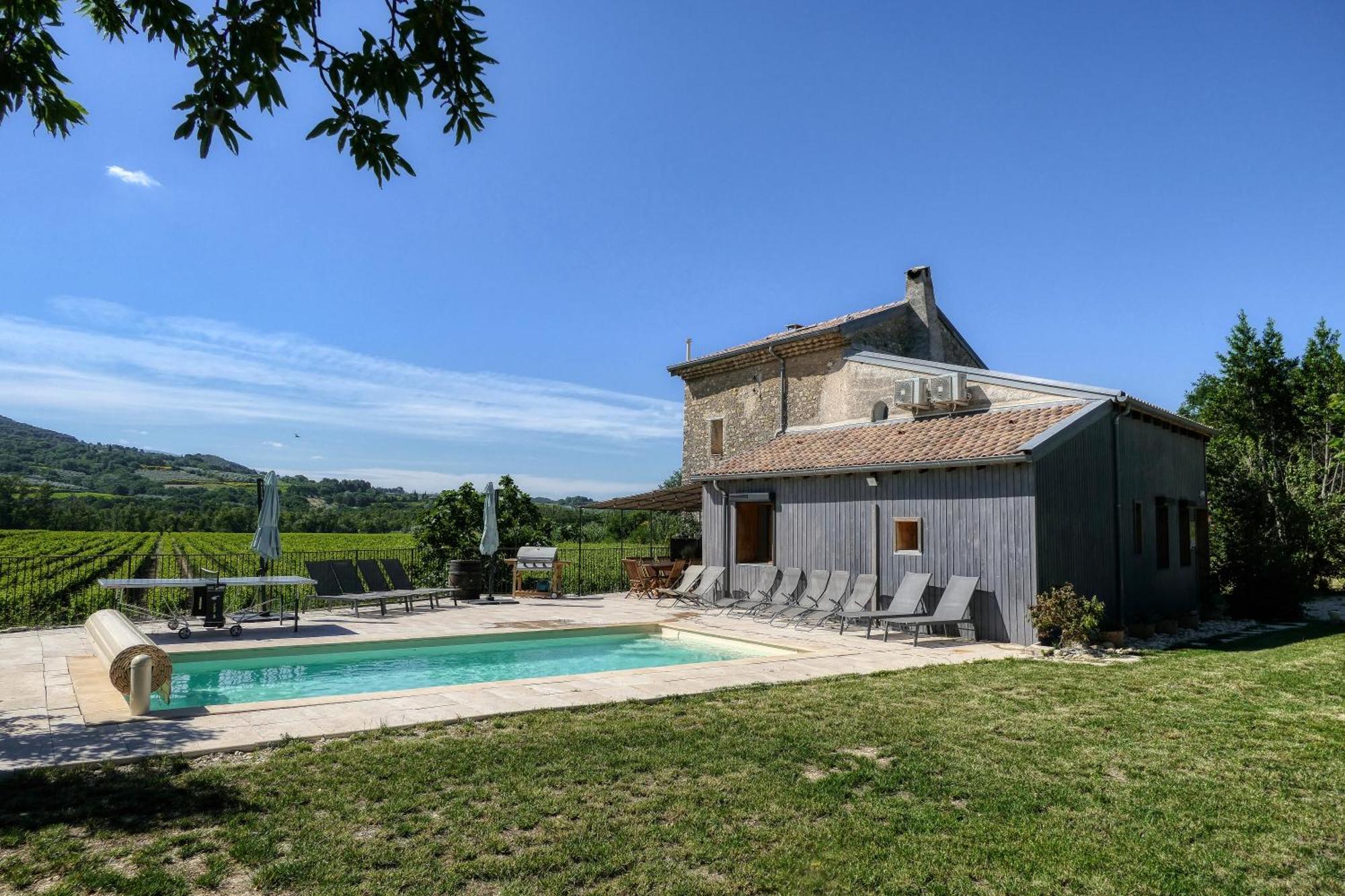 L'O De Vigne, Eden In Provence Villa Nyons Bagian luar foto