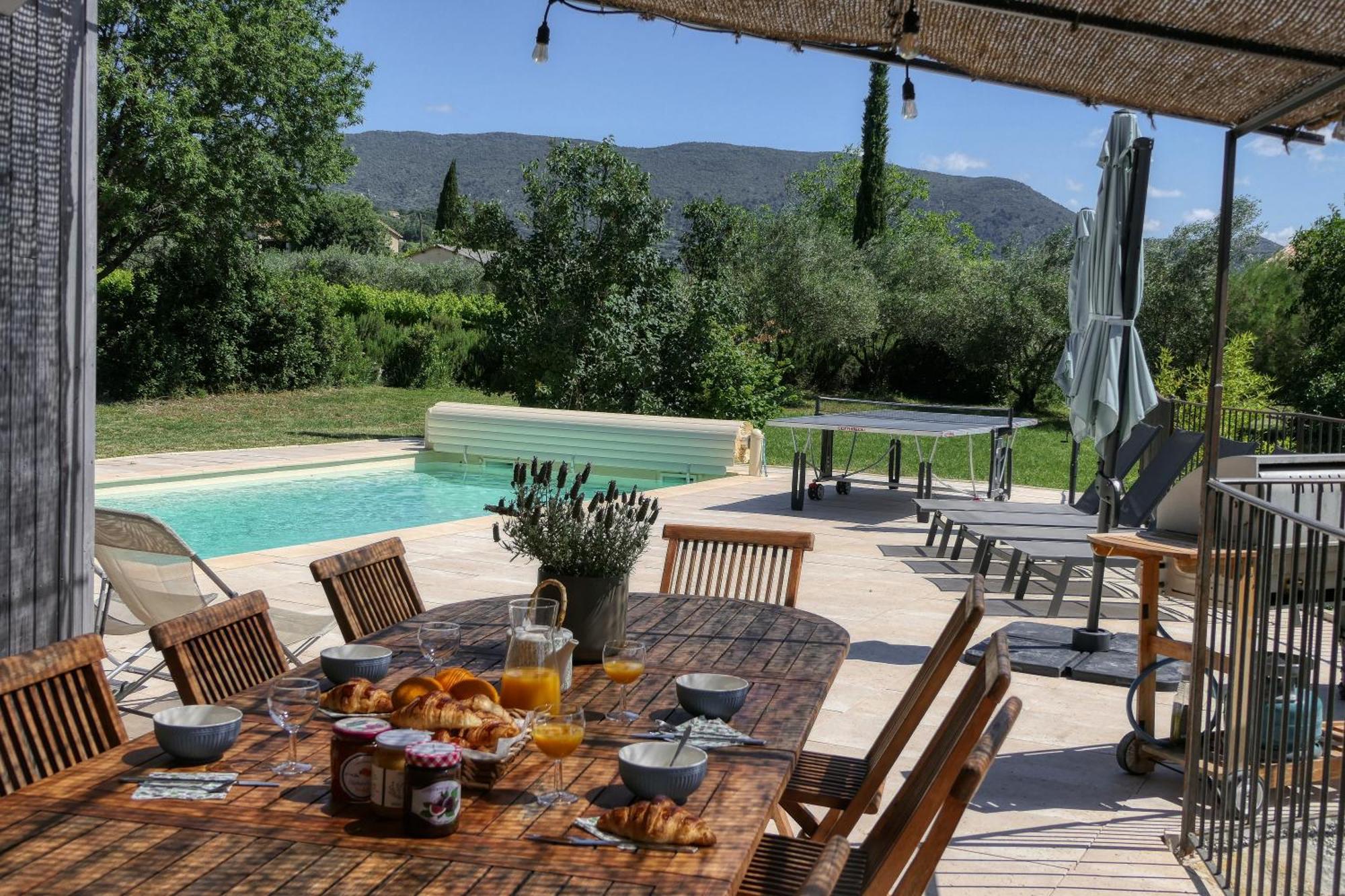 L'O De Vigne, Eden In Provence Villa Nyons Bagian luar foto